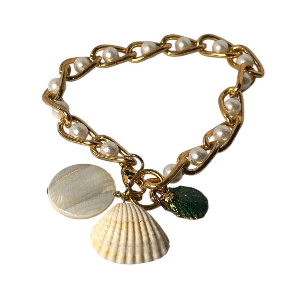 Womens Handmade Bracelet Cultured Pearl White Mermaid Fisherman Jewelry